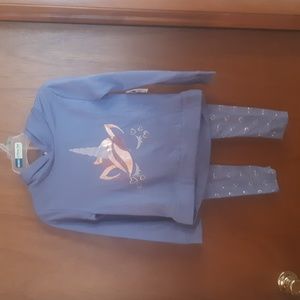 Extremely Me Faded Denim Girls Pant Set